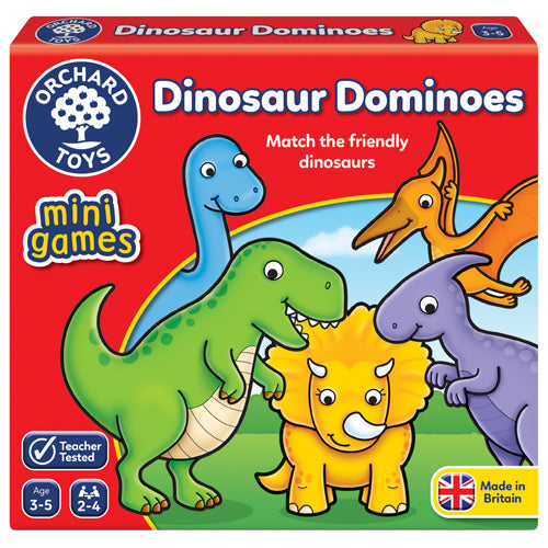 Dinosaur Dominoes Mini Game - Build Play Ready