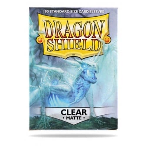 Dragon Shield Matte Clear Sleeves (100) - Tabletop Fun Pick