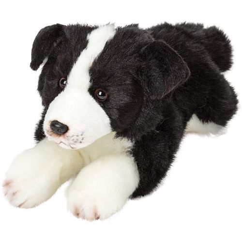 Resting Border Collie - Bedtime Hug Pal