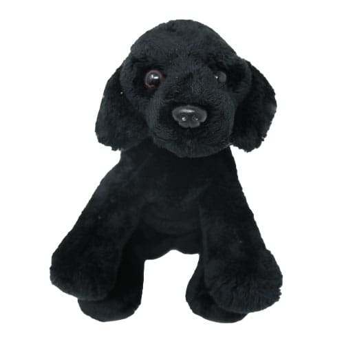 Sitting Black Labrador - Cozy Plush Pick