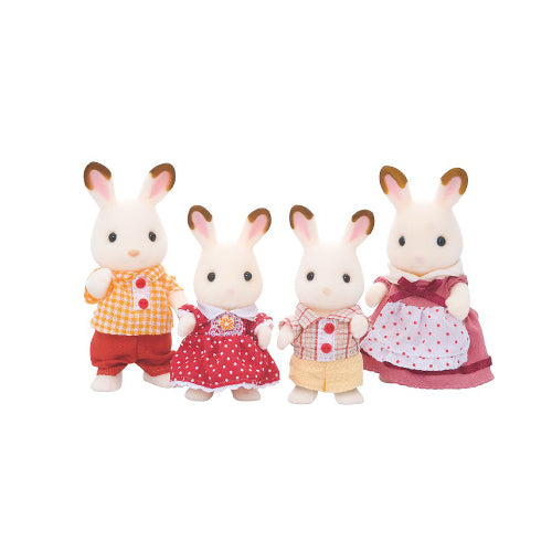 Sylvanian Families Chocolate Rabbit Family - Gentle Cuddle Toy