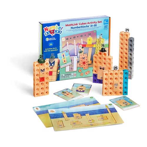 Cubes 21-30 Activity Set - Art Table Fun