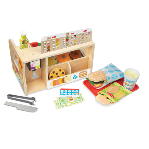 Wooden Slice & Stack Sandwich Counter - Build Time Choice